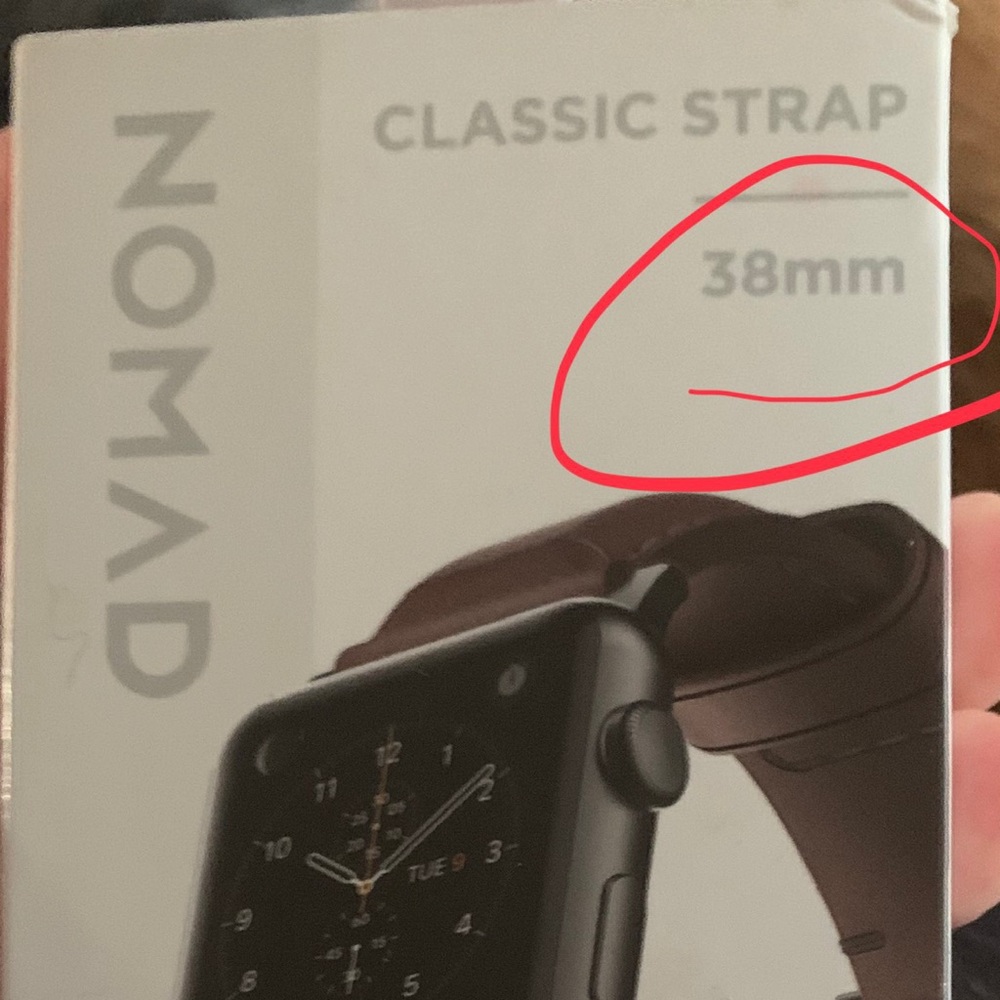 NEW men’s’ Nomad, leather watch band.